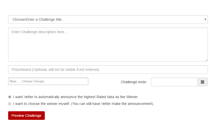 Online Employee Suggestion Box Software by Vetter
